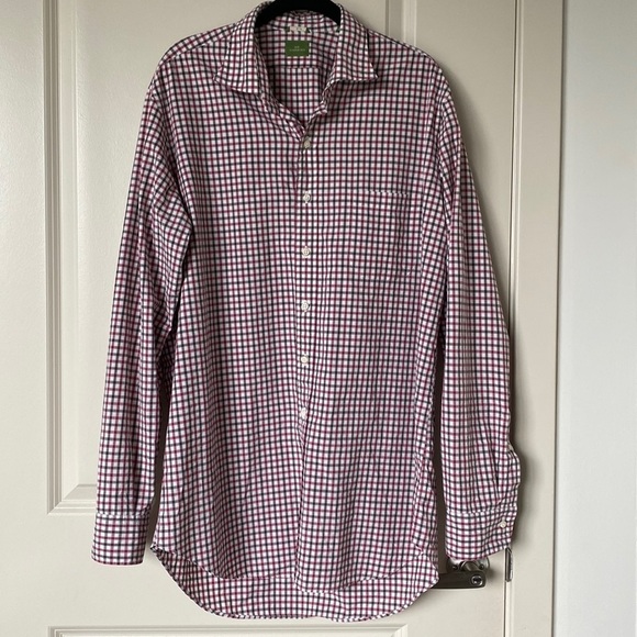 𝅺SID MASHBURN $175 Slim Button Down L - Picture 1 of 6